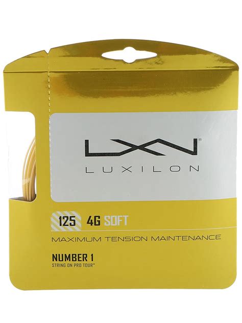 luxilon 4g soft test|string similar to 4g.